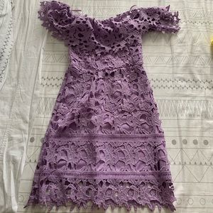 She and Sky Purple Dress